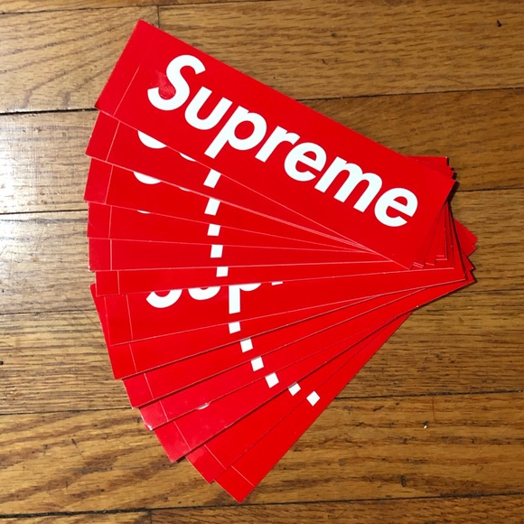 Supreme box logo stickers - Picture 1 of 1